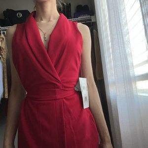 Red formal dress